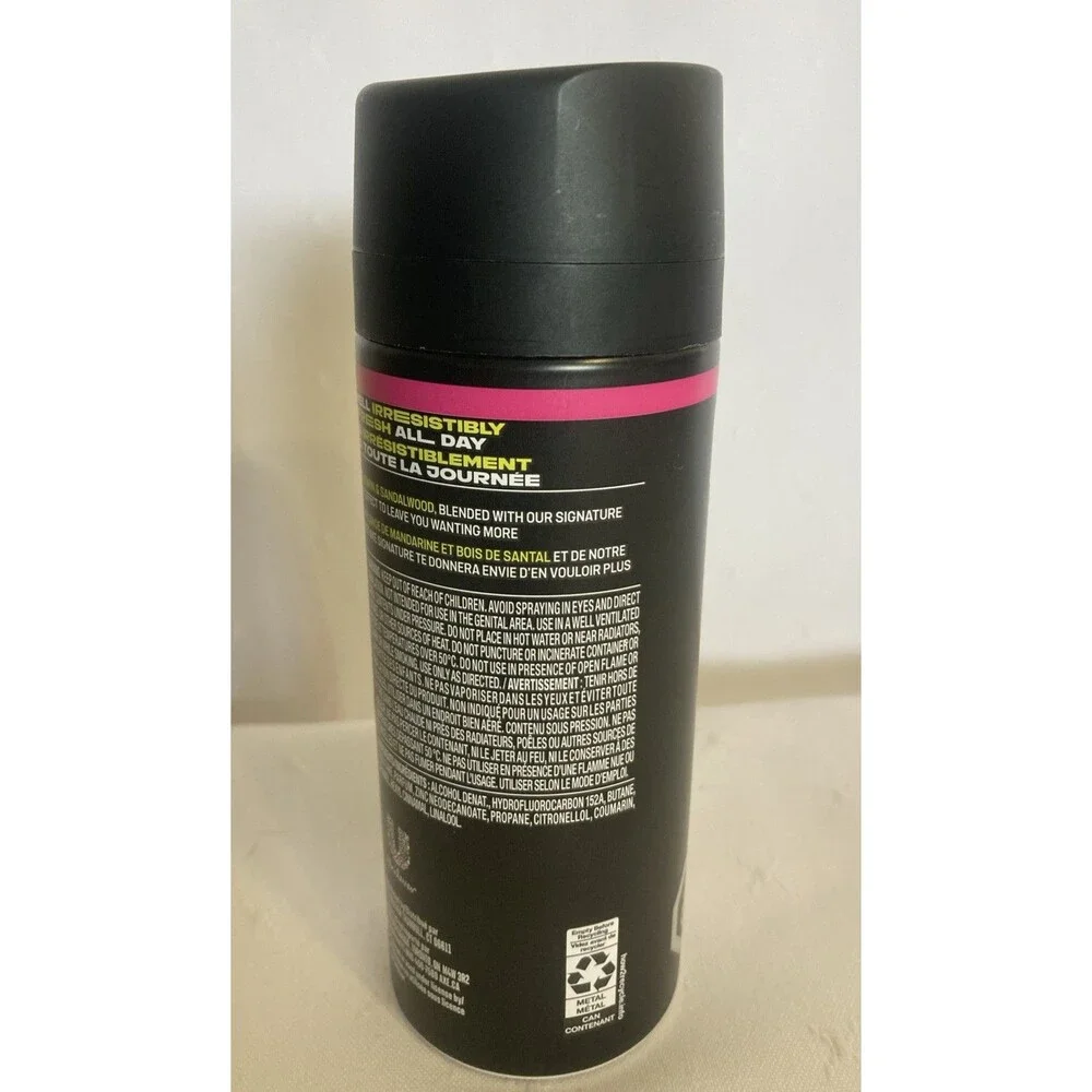 Axe KILO Deodorant Body Spray 4 oz Lot Of 2 Mandarin & Sandalwood Discontinued